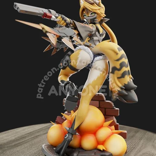Pulchra | Fan Art | 3D Printed Resin Model Garage Kit | *Un-Painted* | AnyoneNSFW 4