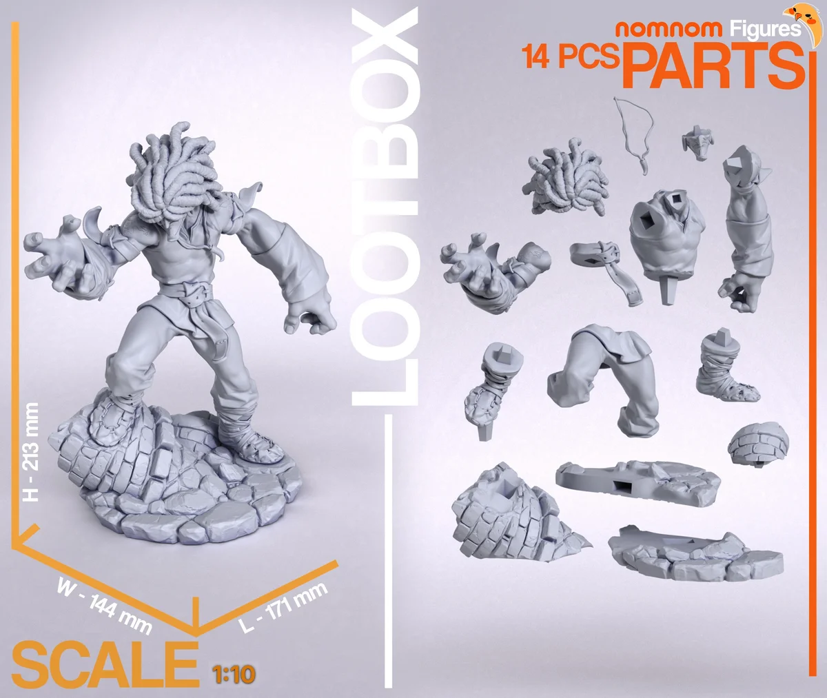 Amarant | Fan Art | 3D Printed Resin Model Garage Kit | *Un-Painted* | Nomnom 3