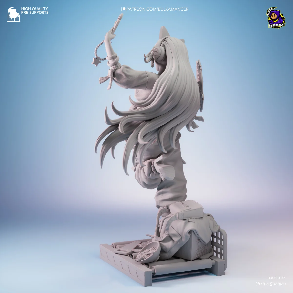 Safie | Fan Art | 3D Printed Resin Model Garage Kit | *Un-Painted* | Bulkamancer 8