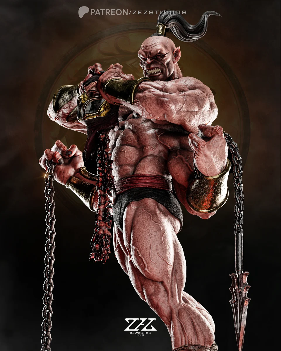 Goro | Fan Art | 3D Printed Resin Model Garage Kit | *Un-Painted* | ZEZ Studio 8