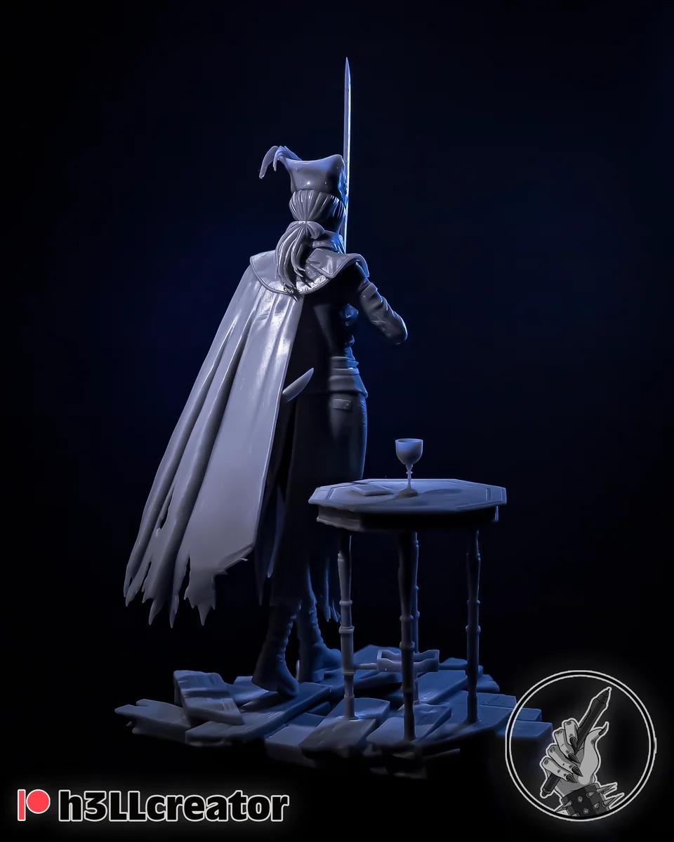 Lady Maria | Fan Art | 3D Printed Resin Model Garage Kit | *Un-Painted* | H3LL Creator 6