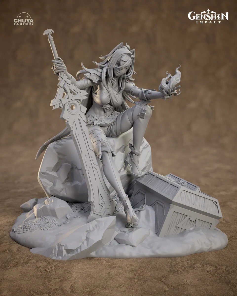 Dehya | Fan Art | 3D Printed Resin Model Garage Kit | *Un-Painted* | Chuya Factory 6