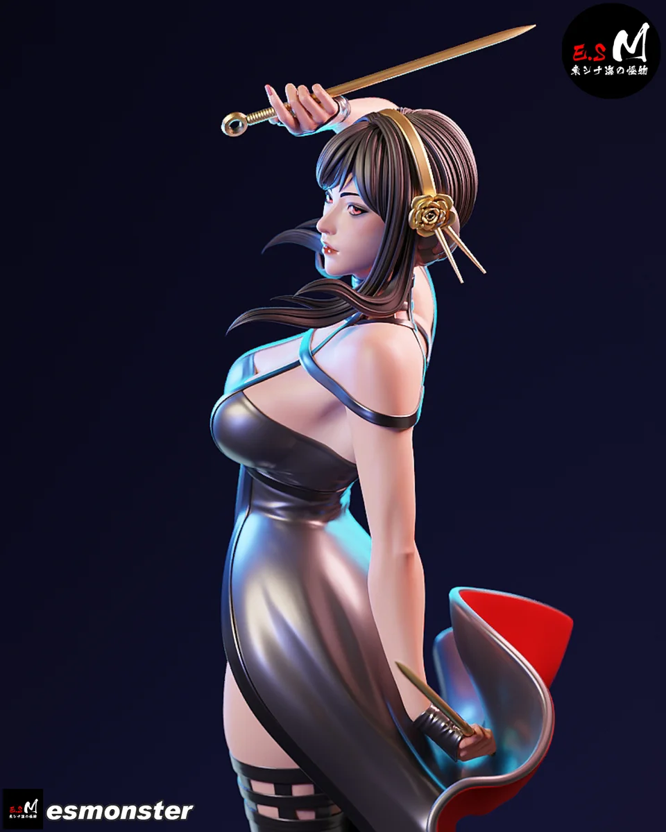 Spy Mom | Fan Art | 3D Printed Resin Model Garage Kit | *Un-Painted* | ES Monster 4