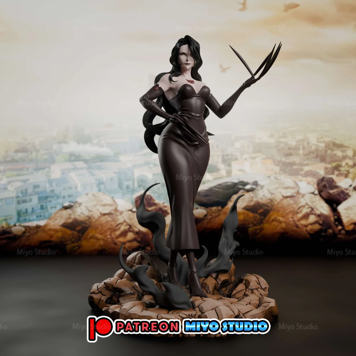 Lust | Fan Art | 3D Printed Resin Model Garage Kit | *Un-Painted* | MiyoStudio