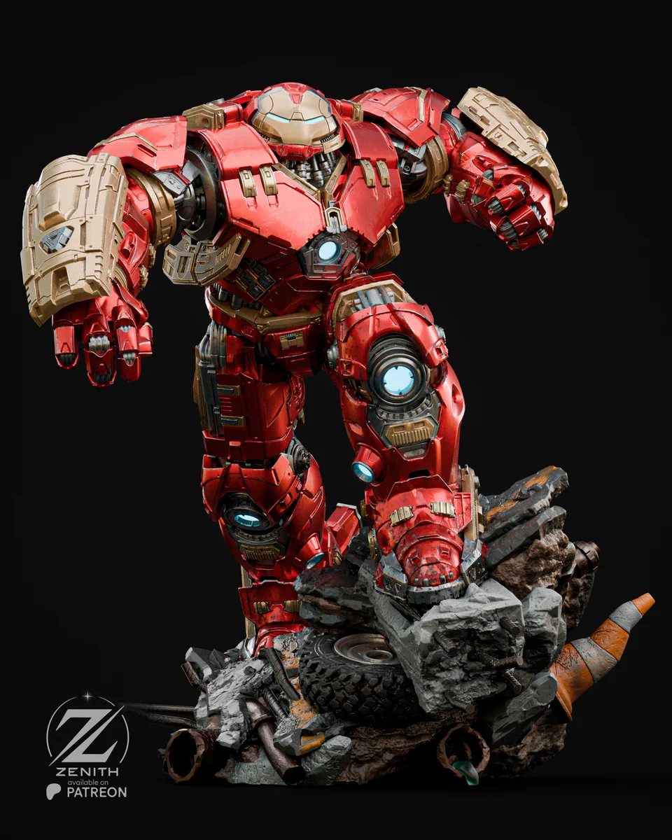 Hulkbuster | Fan Art | 3D Printed Resin Model Garage Kit | *Un-Painted* | Zenith Studios 3