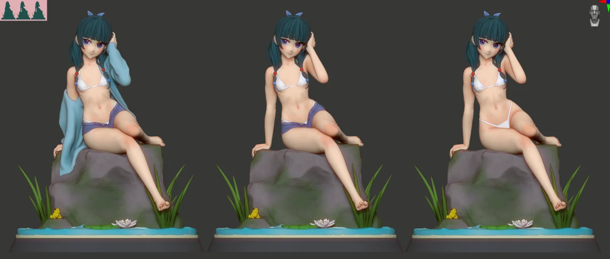 Maomao | Fan Art | 3D Printed Resin Model Garage Kit | *Un-Painted* | EggmaStudios 28