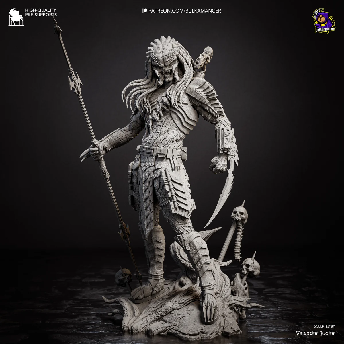 Predator | Fan Art | 3D Printed Resin Model Garage Kit | *Un-Painted* | Bulkamancer 13