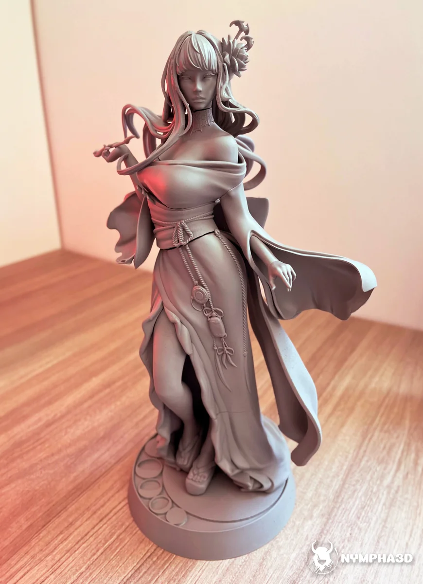 Yotsuyu | Fan Art | 3D Printed Resin Model Garage Kit | *Un-Painted* | Nympha3D 6