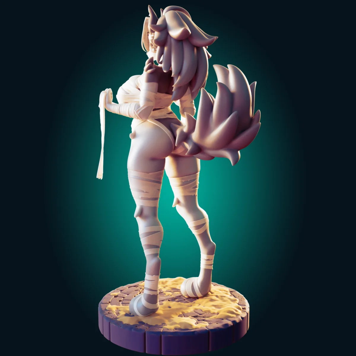 Loona Mummy | Fan Art | 3D Printed Resin Model Garage Kit | *Un-Painted* | Officer Rhu 2