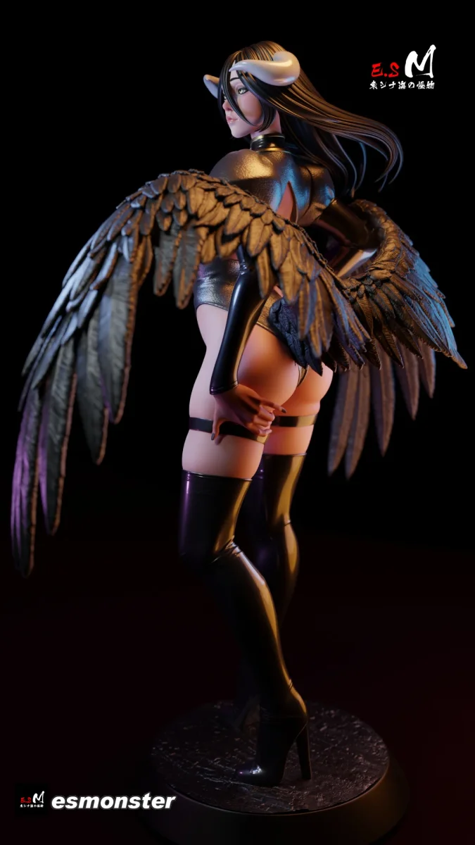 Albedo v2 | Fan Art | 3D Printed Resin Model Garage Kit | *Un-Painted* | ES Monster 3