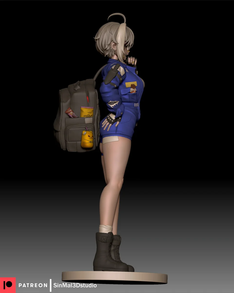 Mori | Fan Art | 3D Printed Resin Model Garage Kit | *Un-Painted* | Sin3Dstudio 6