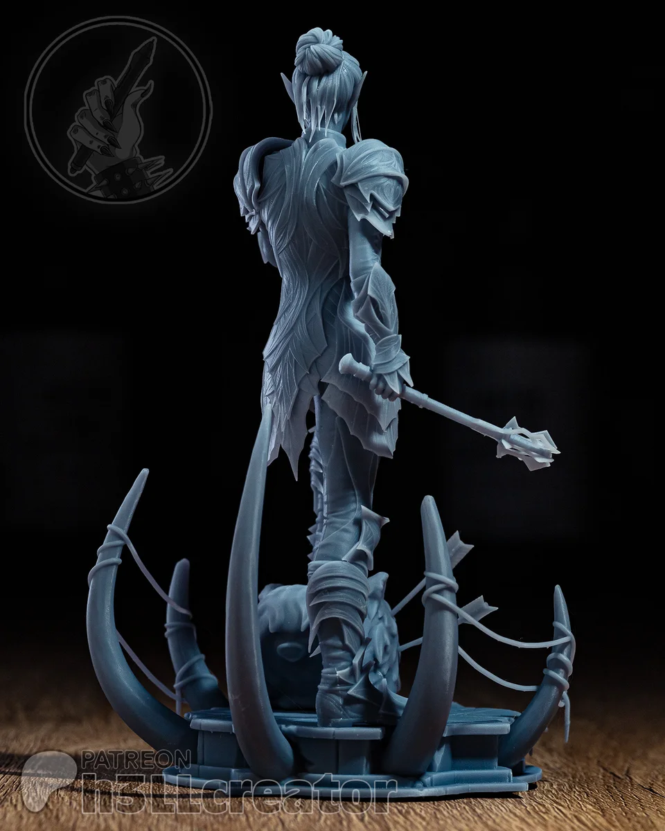 Minthara | Fan Art | 3D Printed Resin Model Garage Kit | *Un-Painted* | H3LL Creator 7