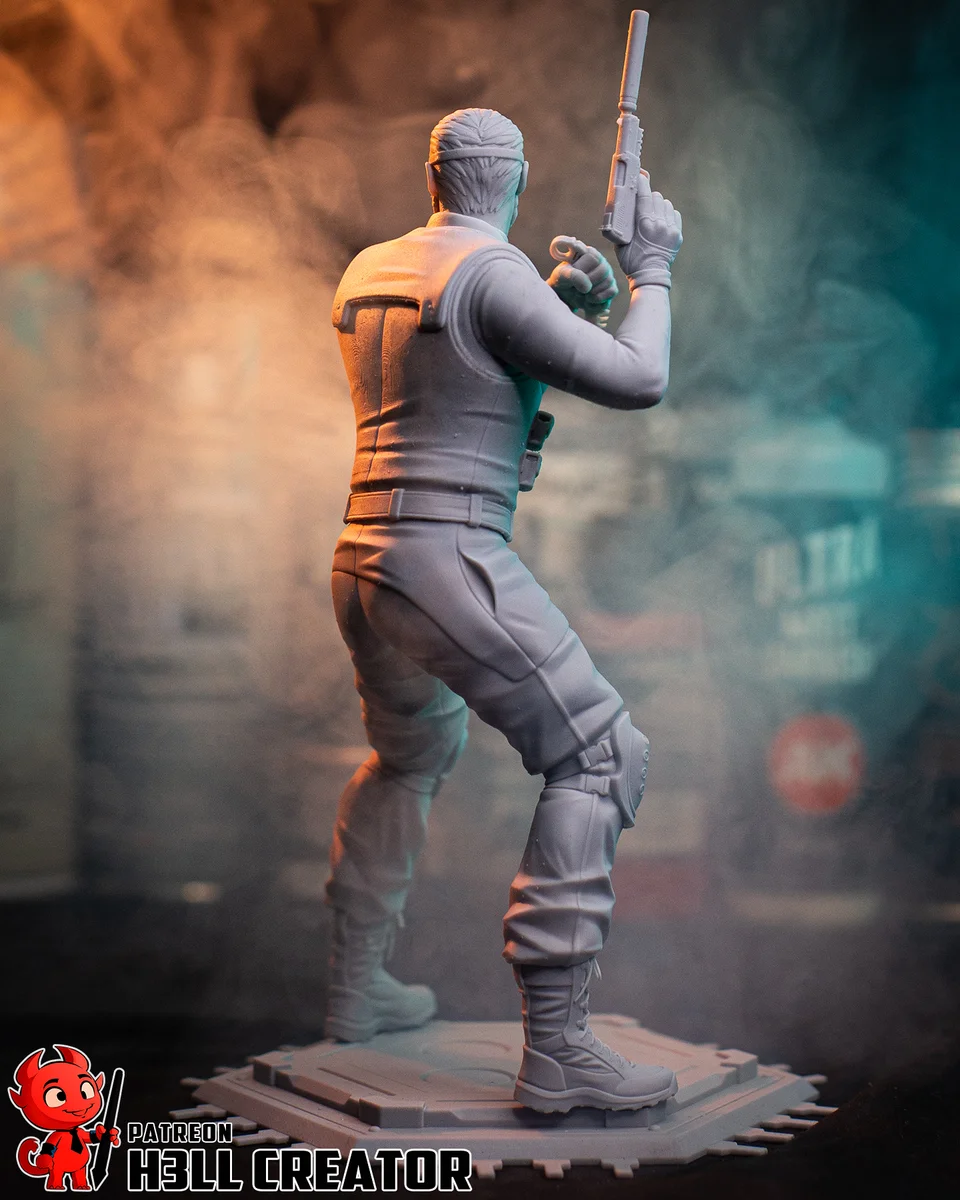Navy Seal with Night-Vision Goggles | Fan Art | 3D Printed Resin Model Garage Kit | *Un-Painted* | H3LL Creator 10