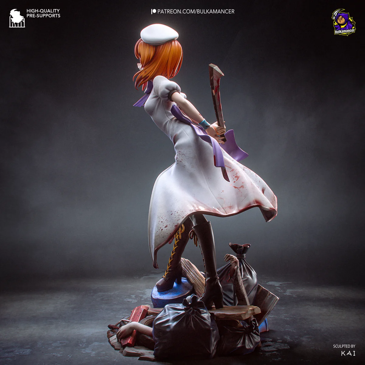 Rena | Fan Art | 3D Printed Resin Model Garage Kit | *Un-Painted* | Bulkamancer 4