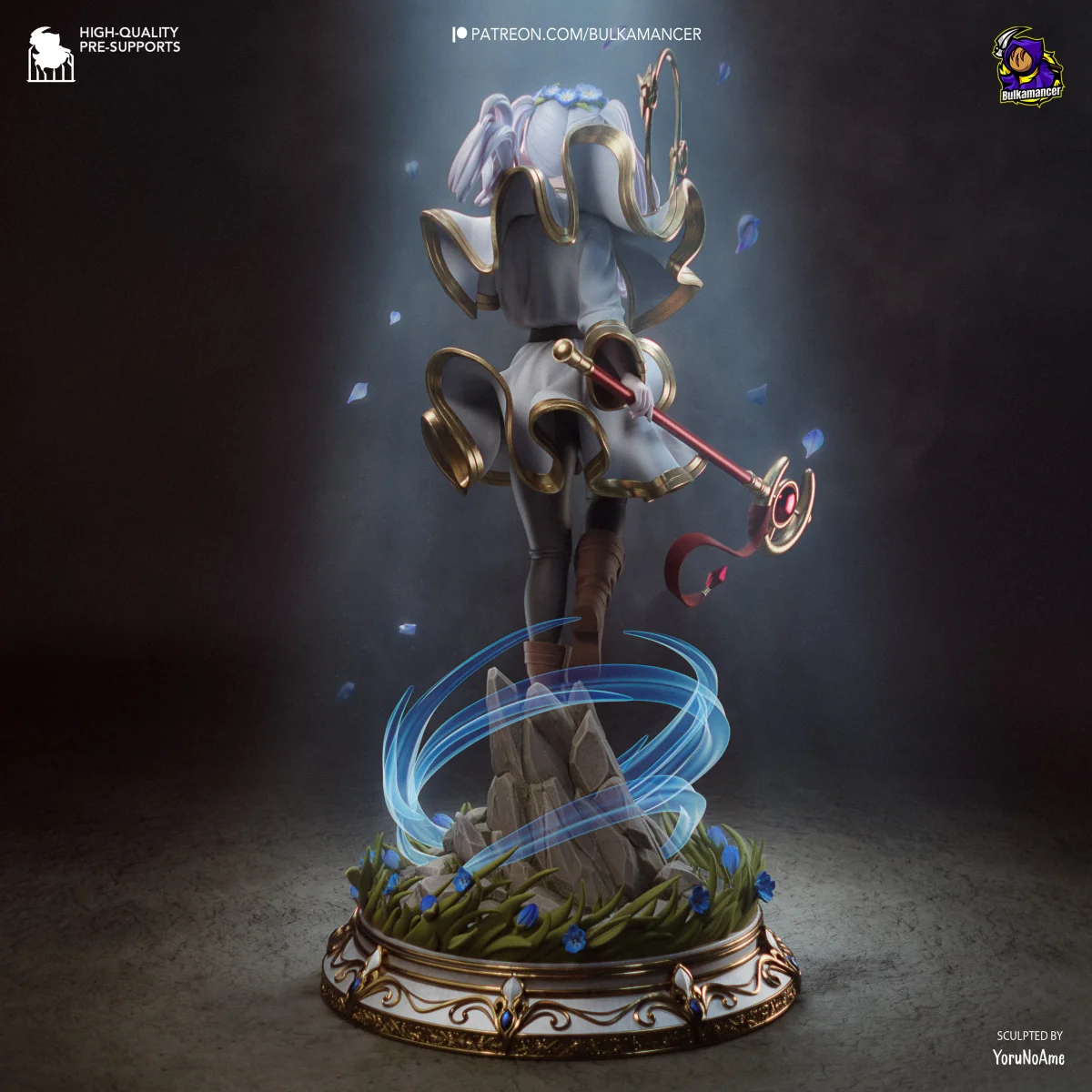 Frieren v2 | Fan Art | 3D Printed Resin Model Garage Kit | *Un-Painted* | Bulkamancer 6
