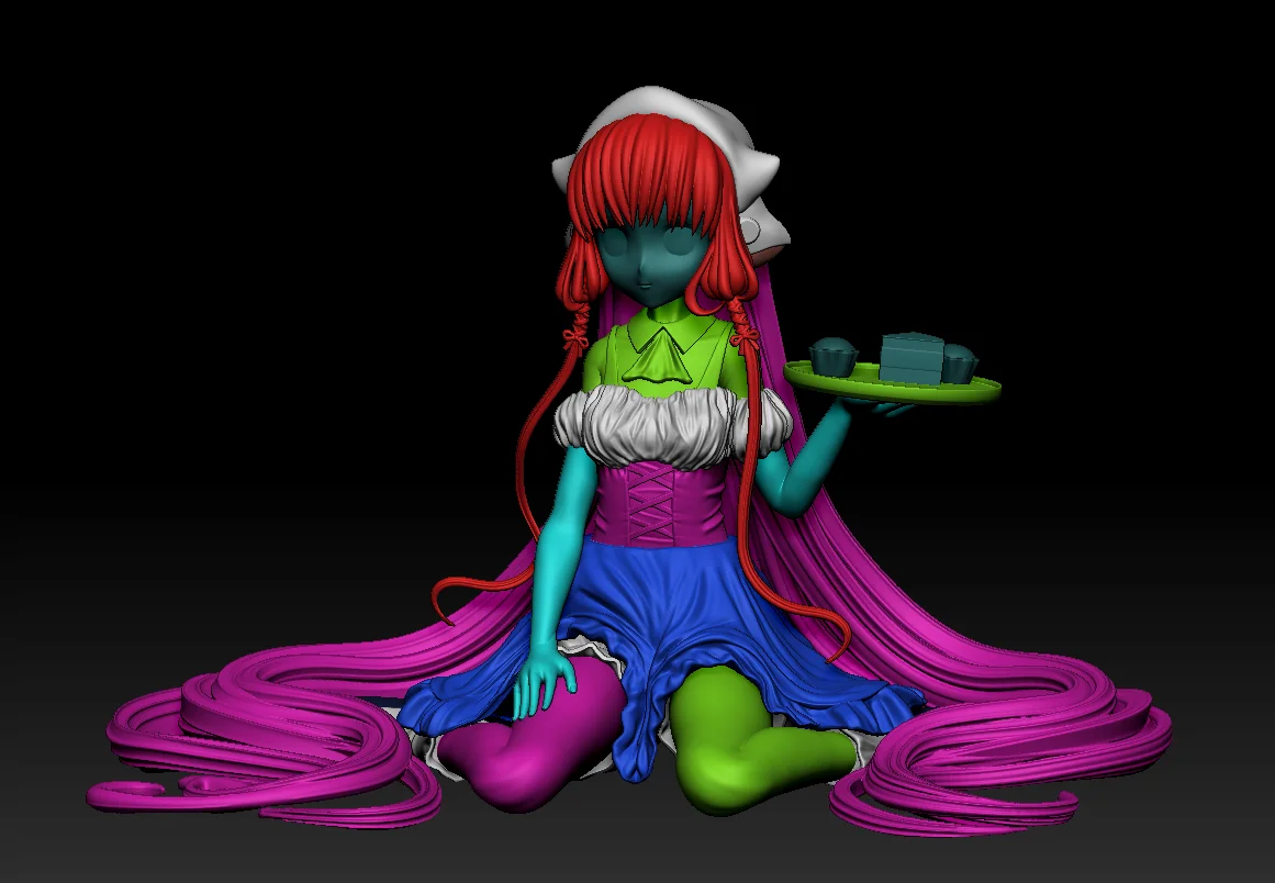 Chi | Fan Art | 3D Printed Resin Model Garage Kit | *Un-Painted* | Yoru Studio 4