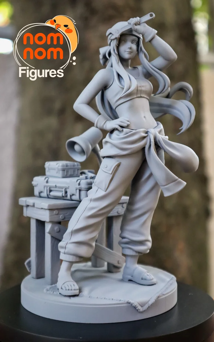Winry Rockbell | Fan Art | 3D Printed Resin Model Garage Kit | *Un-Painted* | Nomnom 13