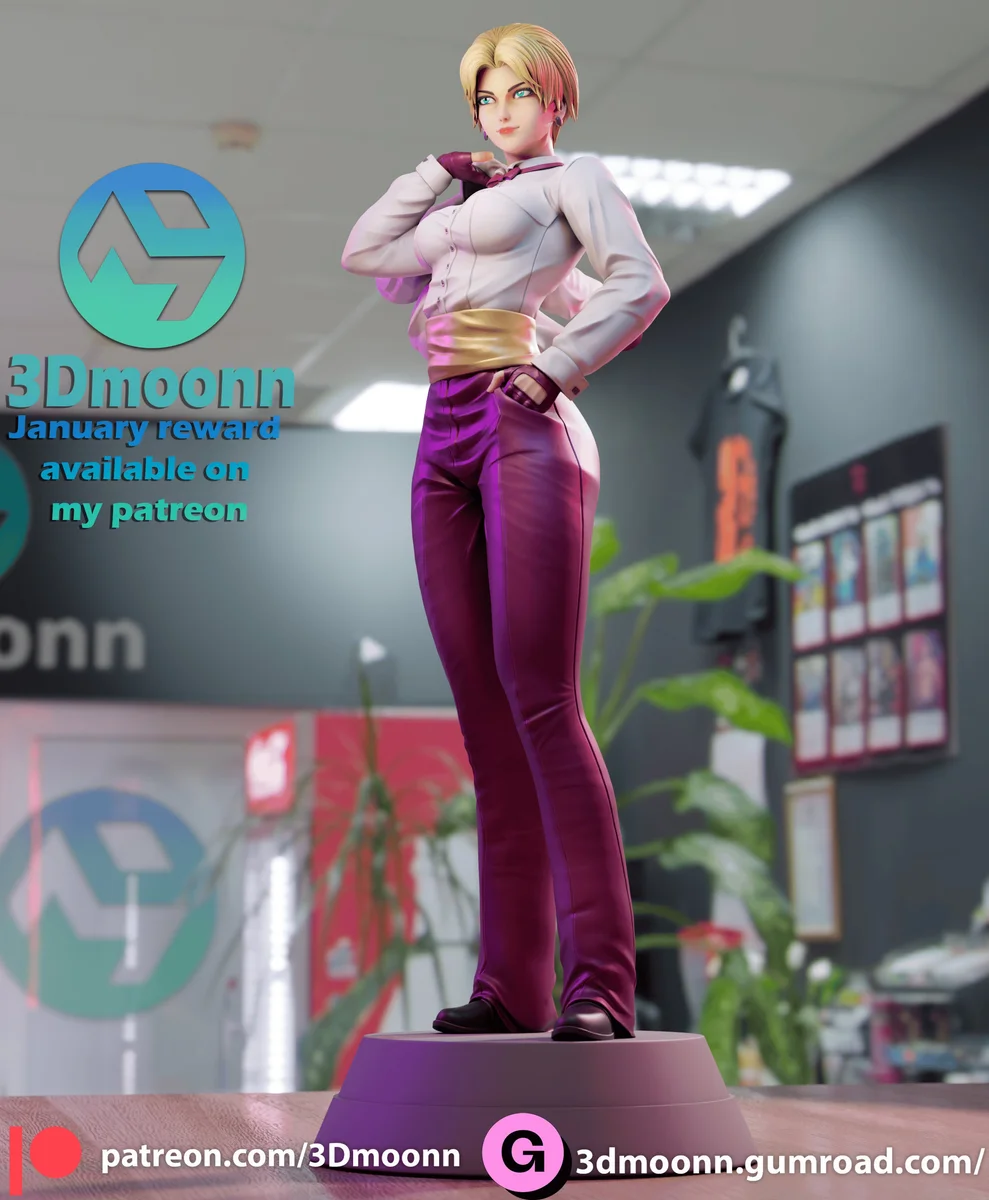King | Fan Art | 3D Printed Resin Model Garage Kit | *Un-Painted* | 3DMoon 5