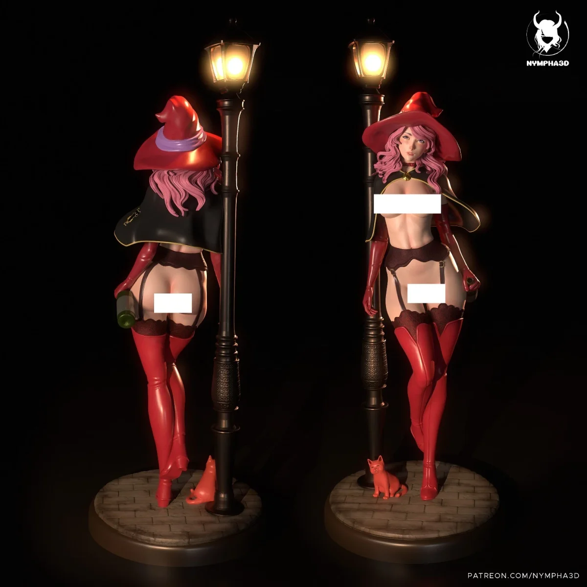 Vanessa Enoteca | Fan Art | 3D Printed Resin Model Garage Kit | *Un-Painted* | Nympha3D 9