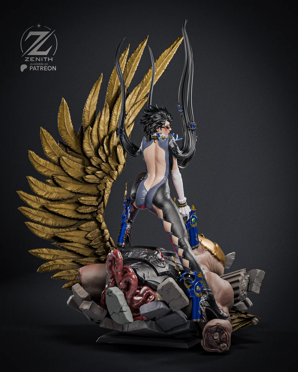 Bayonetta | Fan Art | 3D Printed Resin Model Garage Kit | *Un-Painted* | Zenith Studios 3