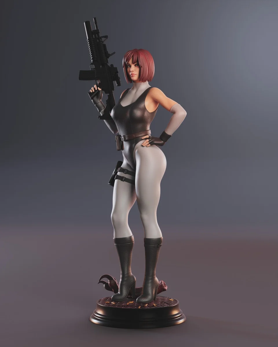 Regina | Fan Art | 3D Printed Resin Model Garage Kit | *Un-Painted* | Abe3D