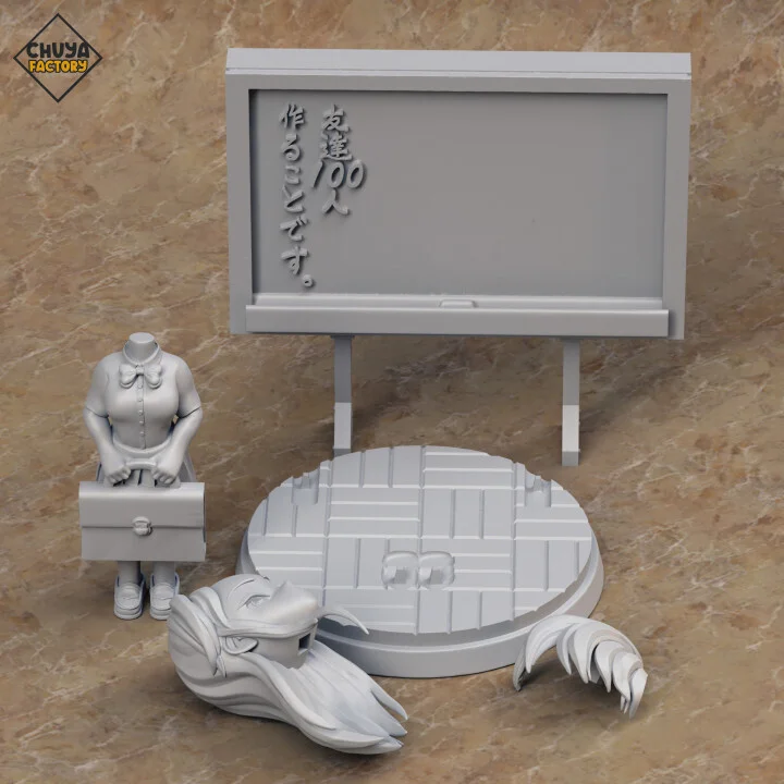 Chibi Shouko Komi | Fan Art | 3D Printed Resin Model Garage Kit | *Un-Painted* | Chuya Factory 3
