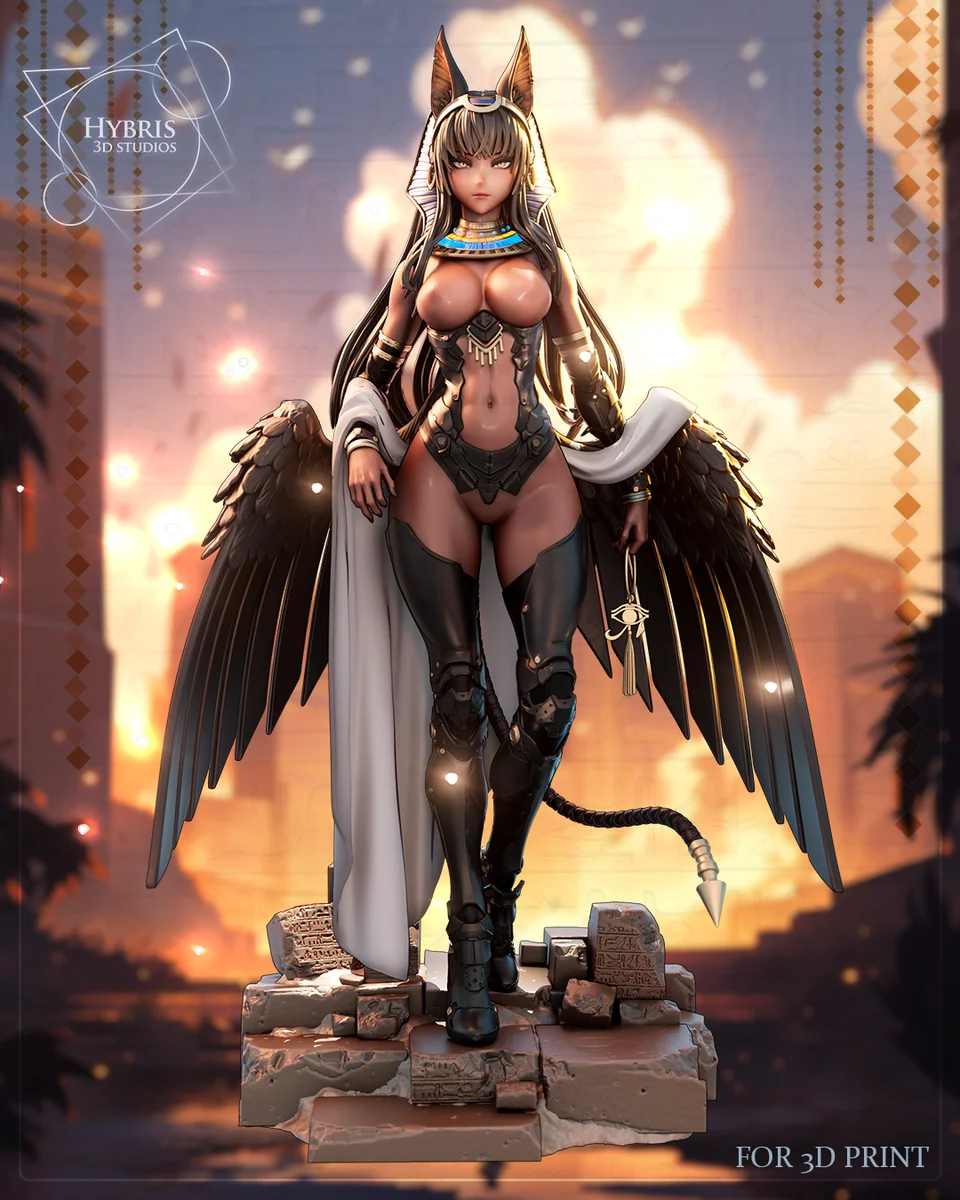 Mecha Pharaoh | Fan Art | 3D Printed Resin Model Garage Kit | *Un-Painted* | Hybris Studios 6