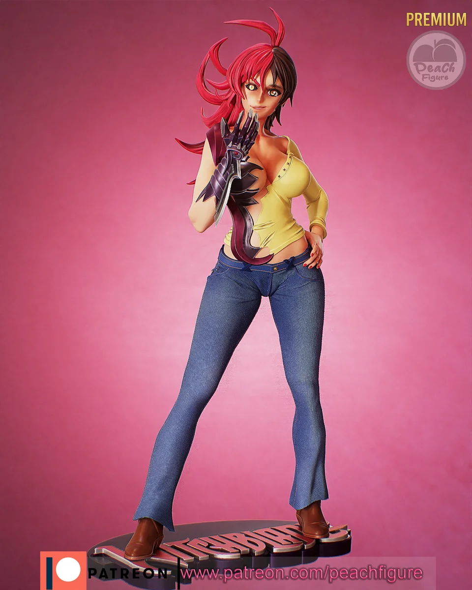 Masane Amaha | Fan Art | 3D Printed Resin Model Garage Kit | *Un-Painted* | Peach Figure 3
