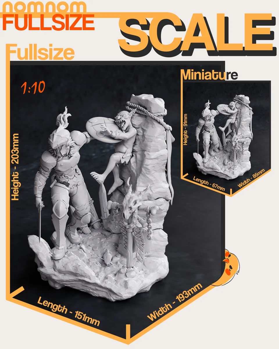 Orcbolg | Fan Art | 3D Printed Resin Model Garage Kit | *Un-Painted* | Nomnom 4