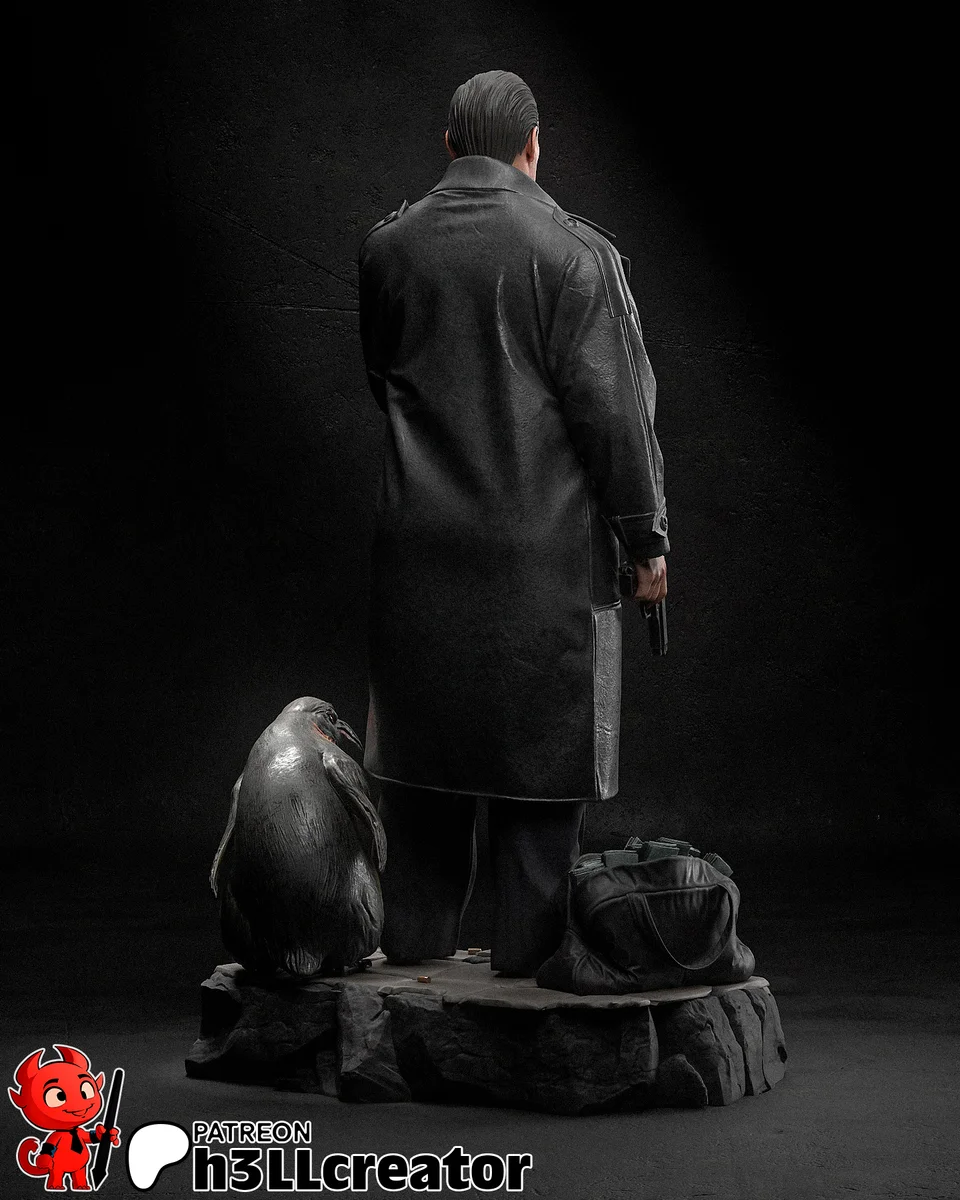 Oswald "Oz" Cobb | Fan Art | 3D Printed Resin Model Garage Kit | *Un-Painted* | H3LL Creator 4