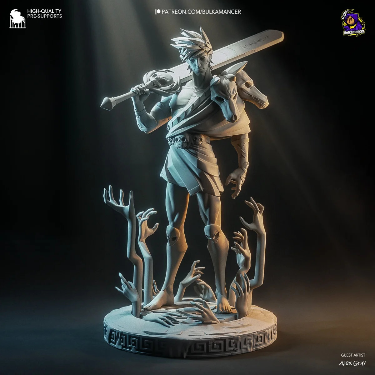 Zagreus | Fan Art | 3D Printed Resin Model Garage Kit | *Un-Painted* | Bulkamancer 7