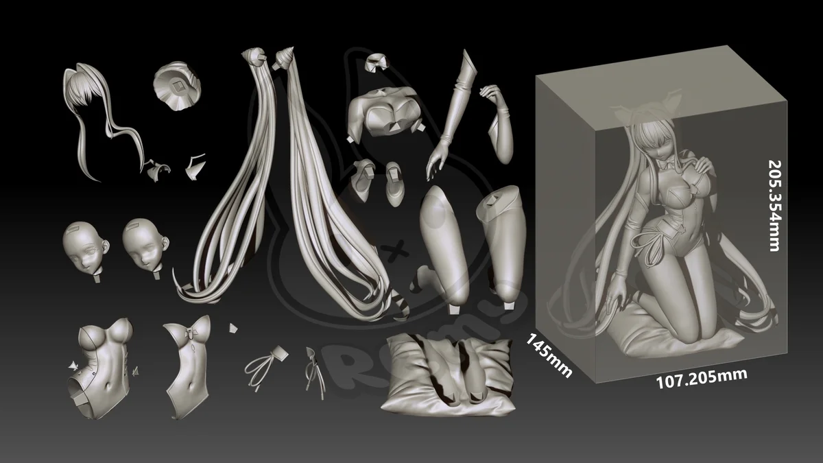 Siren | Fan Art | 3D Printed Resin Model Garage Kit | *Un-Painted* | Remy Sculpts 8