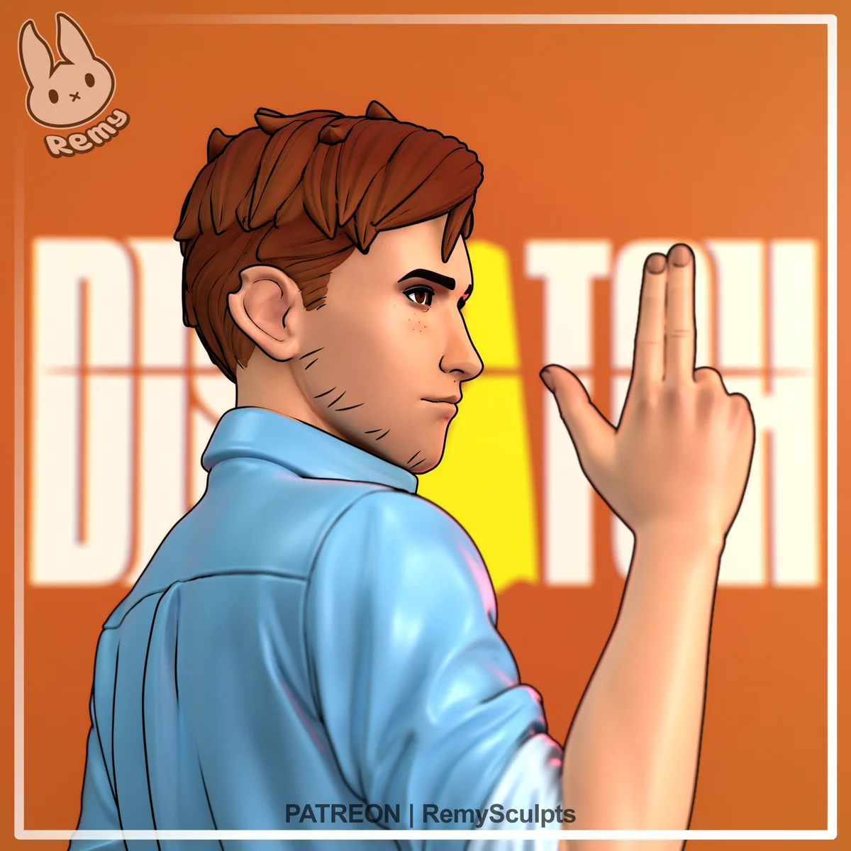 Robert Robertson | Fan Art | 3D Printed Resin Model Garage Kit | *Un-Painted* | Remy Sculpts 4