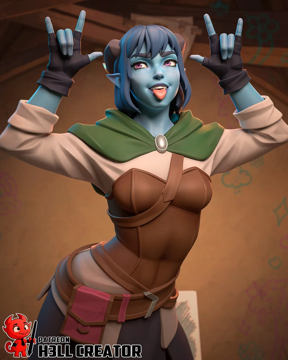 Jester Lavorre | Fan Art | 3D Printed Resin Model Garage Kit | *Un-Painted* | H3LL Creator