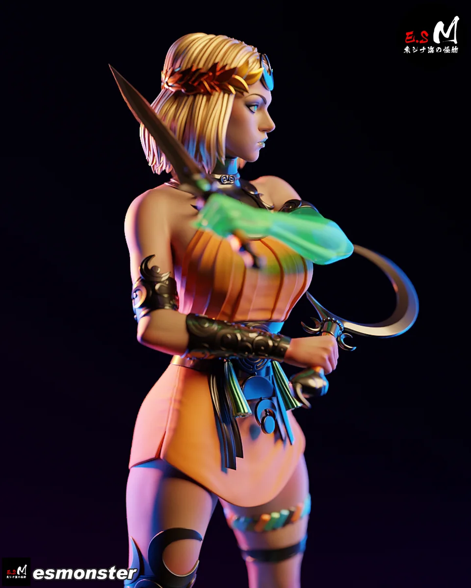 Melinoe | Fan Art | 3D Printed Resin Model Garage Kit | *Un-Painted* | ES Monster 15