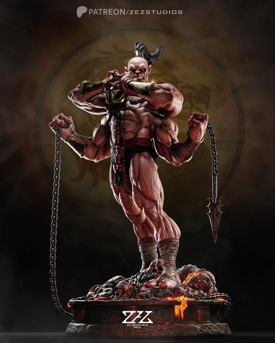 Goro | Fan Art | 3D Printed Resin Model Garage Kit | *Un-Painted* | ZEZ Studio 5
