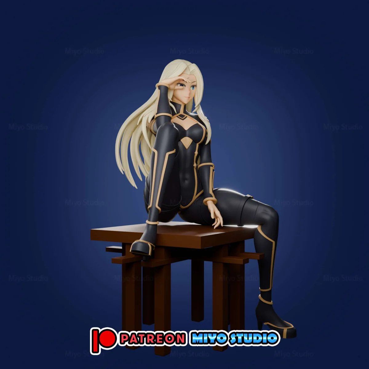 Alpha | Fan Art | 3D Printed Resin Model Garage Kit | *Un-Painted* | MiyoStudio