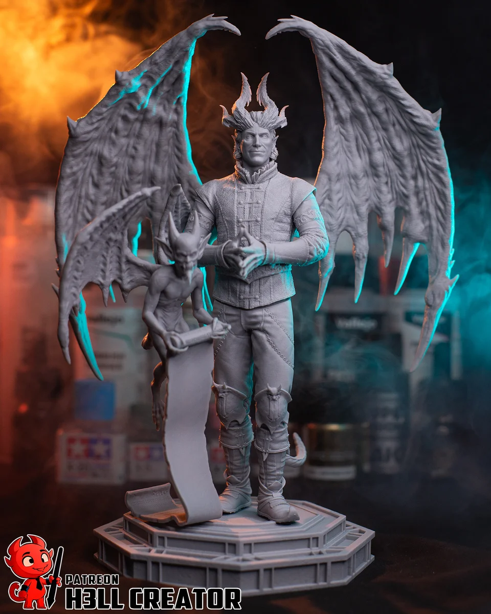 Raphael | Fan Art | 3D Printed Resin Model Garage Kit | *Un-Painted* | H3LL Creator 10