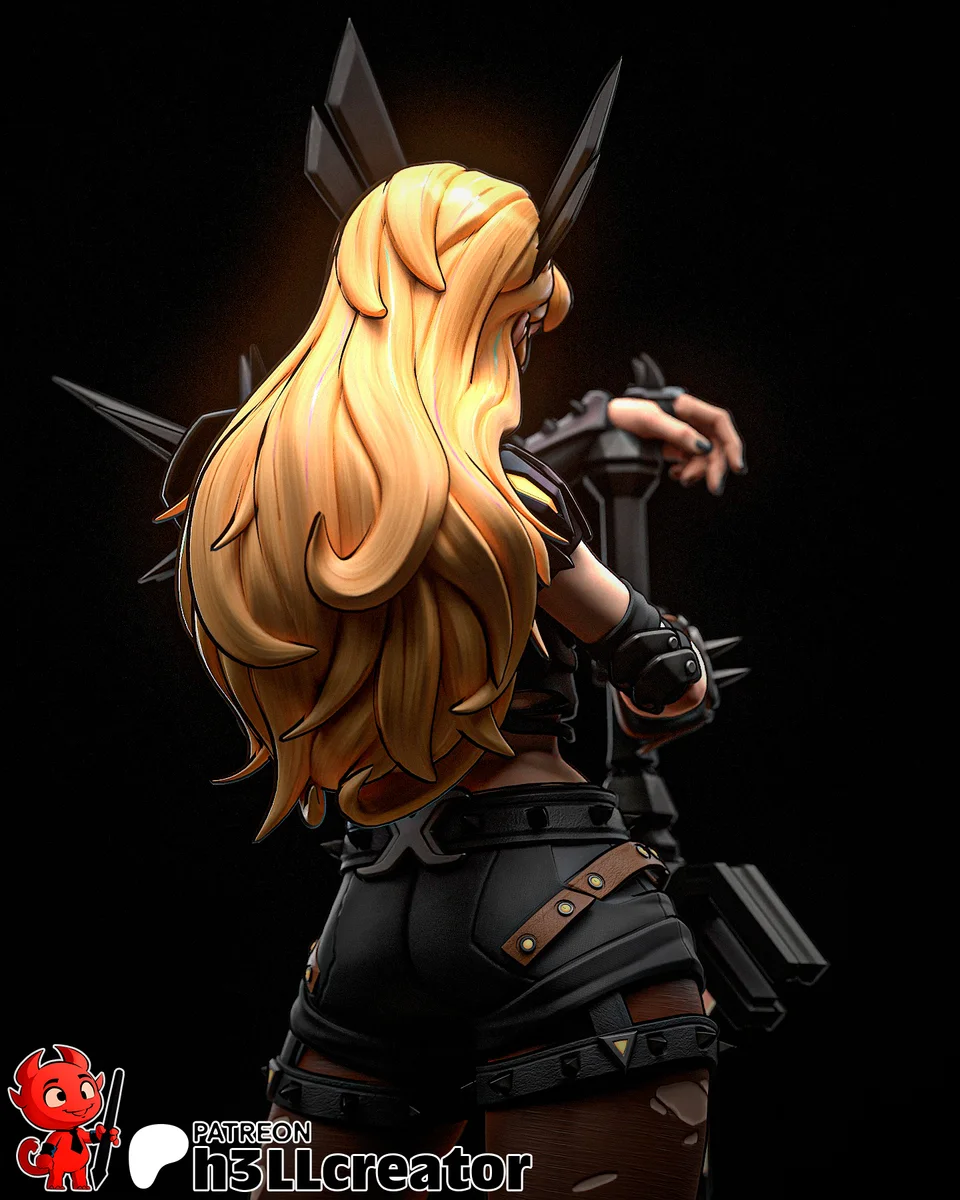 Magik | Fan Art | 3D Printed Resin Model Garage Kit | *Un-Painted* | H3LL Creator 10