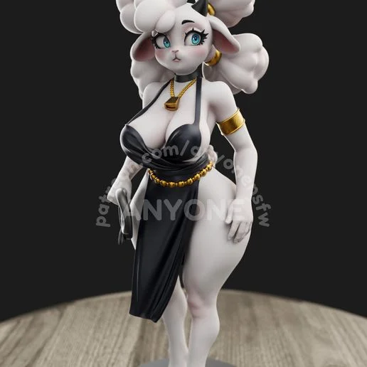 The Sheep | Fan Art | 3D Printed Resin Model Garage Kit | *Un-Painted* | AnyoneNSFW