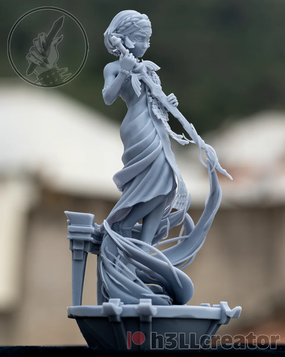 Zelda | Fan Art | 3D Printed Resin Model Garage Kit | *Un-Painted* | H3LL Creator 6
