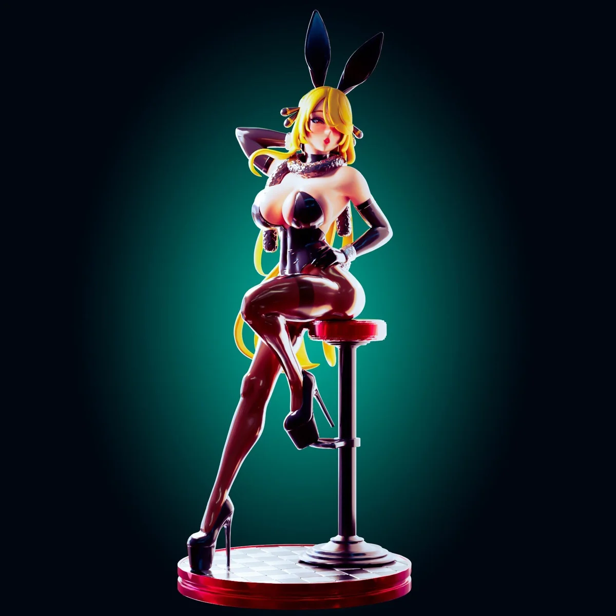 Cynthia | Fan Art | 3D Printed Resin Model Garage Kit | *Un-Painted* | Officer Rhu 2