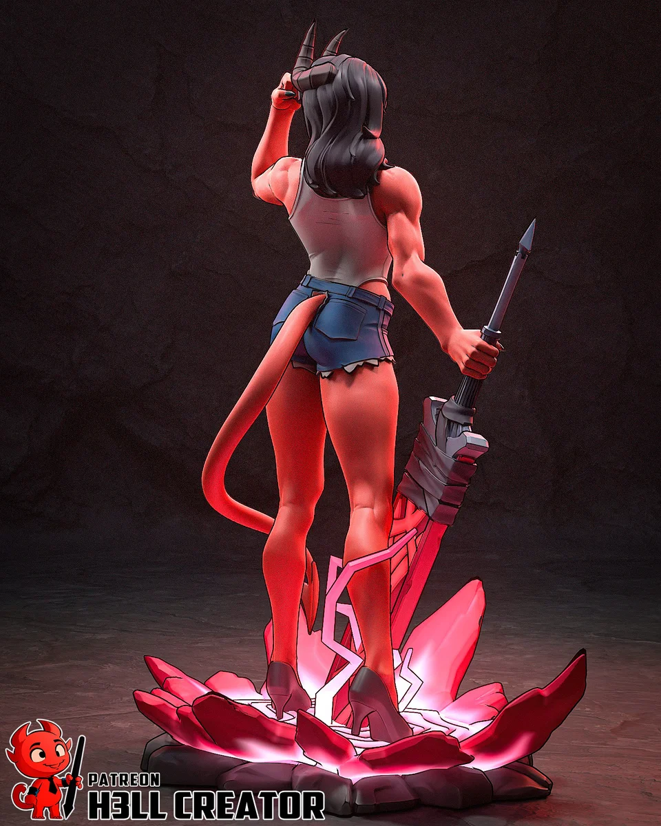 Malevola | Fan Art | 3D Printed Resin Model Garage Kit | *Un-Painted* | H3LL Creator 7