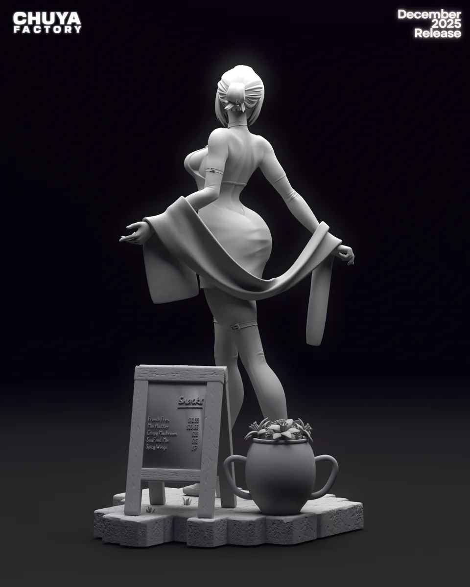 Reze | Fan Art | 3D Printed Resin Model Garage Kit | *Un-Painted* | Chuya Factory 13