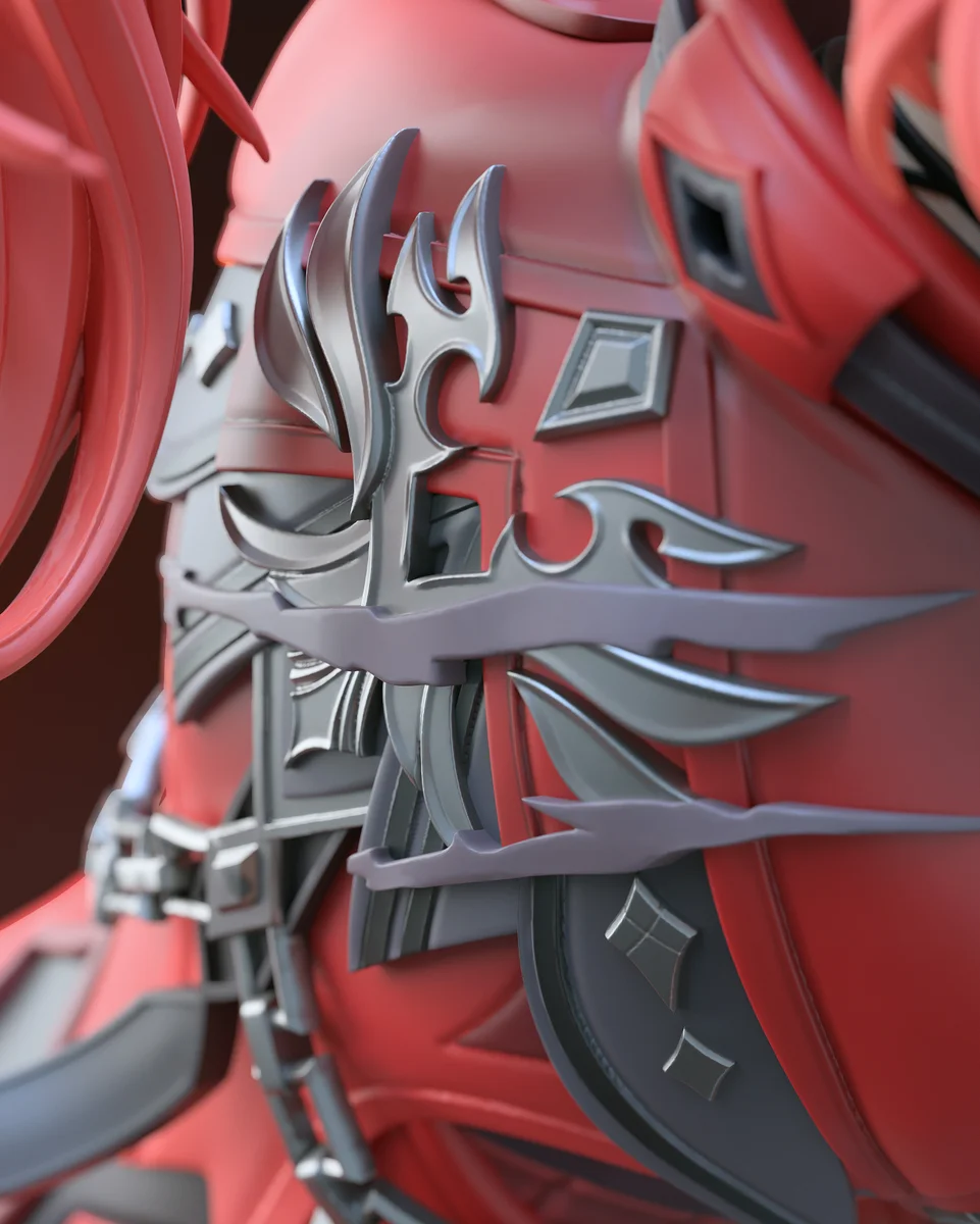 Diluc | Fan Art | 3D Printed Resin Model Garage Kit | *Un-Painted* | Chuya Factory 9