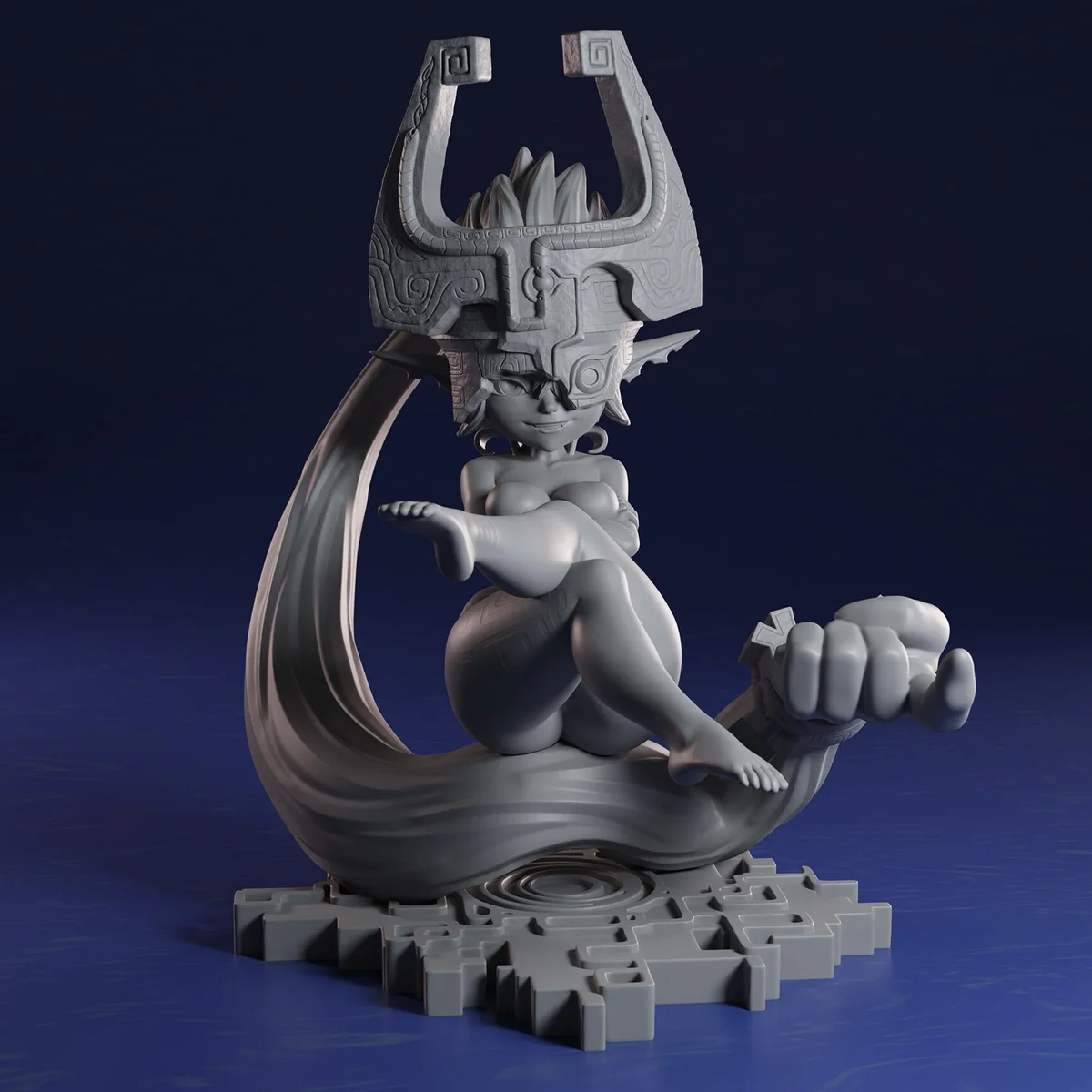 Imp Princess | Fan Art | 3D Printed Resin Model Garage Kit | *Un-Painted* | Polybits 6