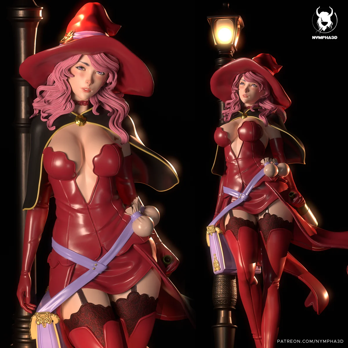 Vanessa Enoteca | Fan Art | 3D Printed Resin Model Garage Kit | *Un-Painted* | Nympha3D 4