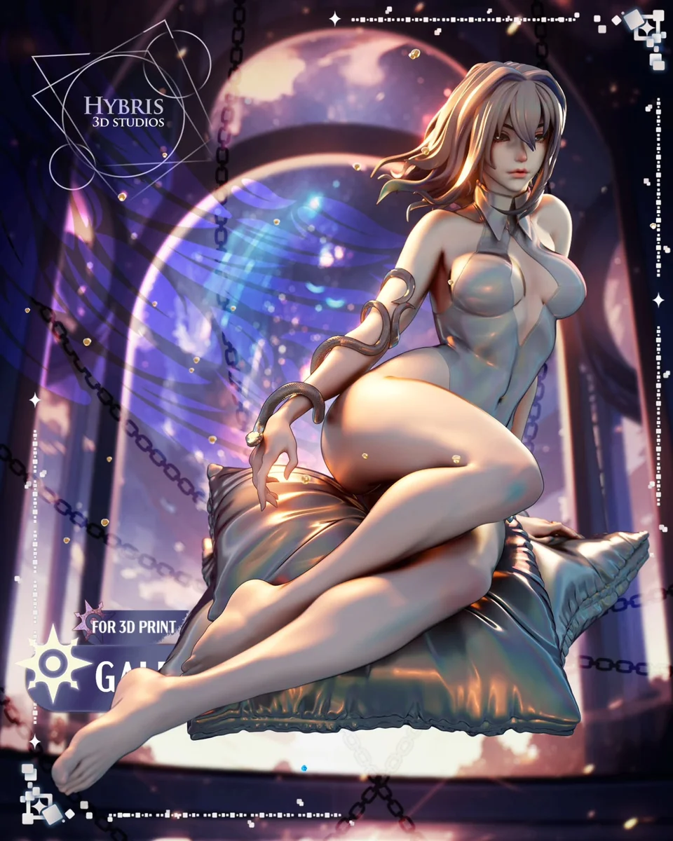 Galbrena | Fan Art | 3D Printed Resin Model Garage Kit | *Un-Painted* | Hybris Studios 6