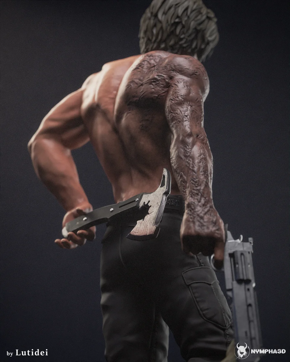 Leon Kennedy | Fan Art | 3D Printed Resin Model Garage Kit | *Un-Painted* | Nympha3D 13