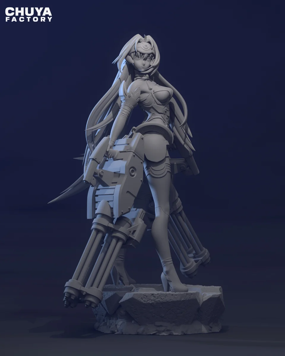 KOS-MOS | Fan Art | 3D Printed Resin Model Garage Kit | *Un-Painted* | Chuya Factory 8